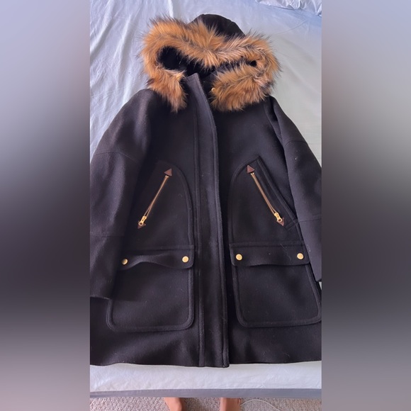 J. Crew Chateau parka in Italian stadium-cloth wool size:4 - Picture 1 of 3